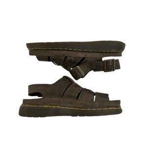 DR MARTENS Flash Fishermen Sandals Womens Size US 10 Men’s 9 Brown Leather
